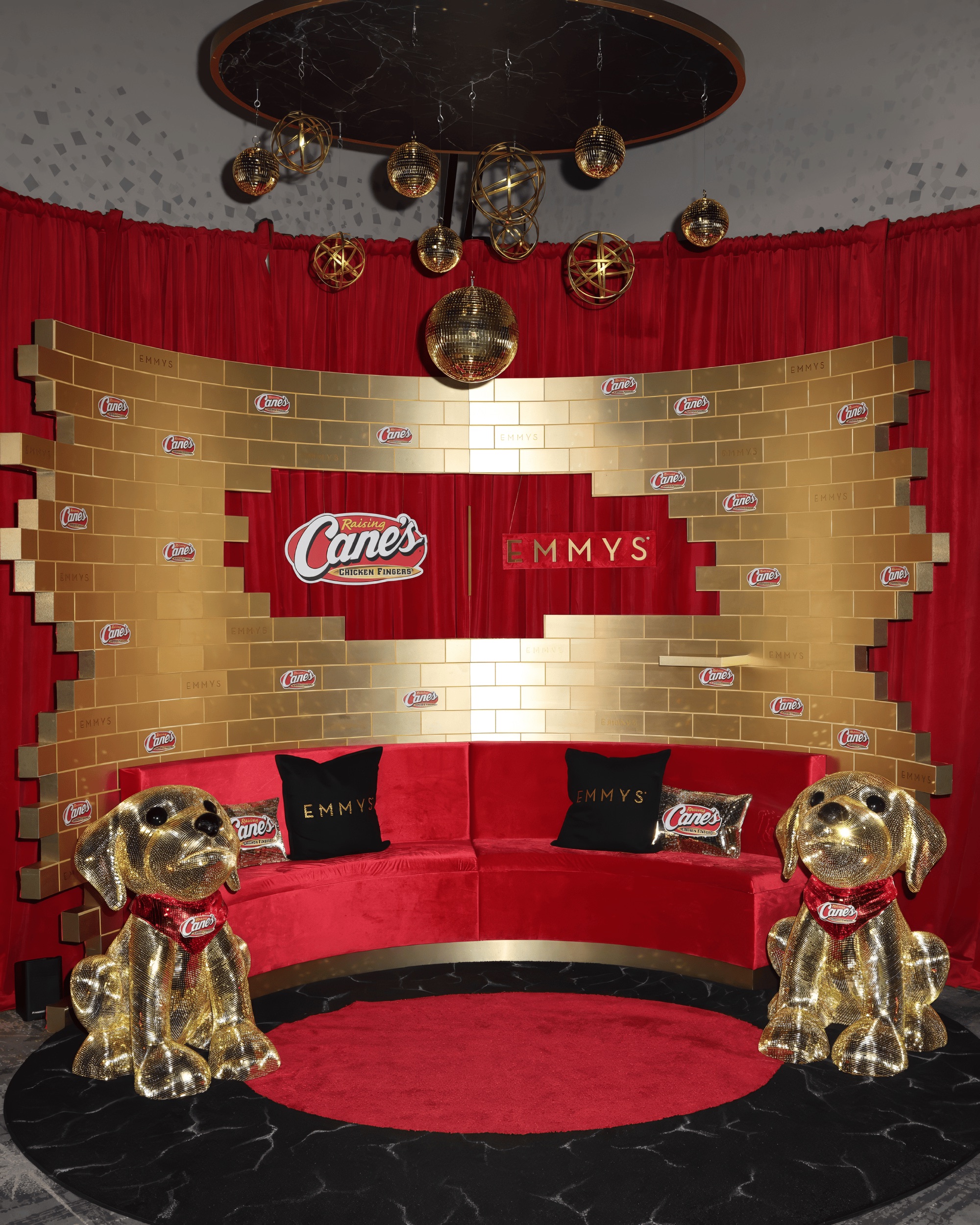 Raising Cane's branded lounge at the 78th Emmy Awards